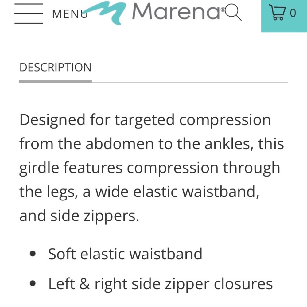 Marena Black Compression Girdle - image 7